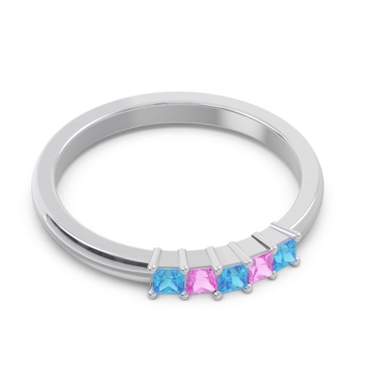Pave Princess Cut Rajji Band
