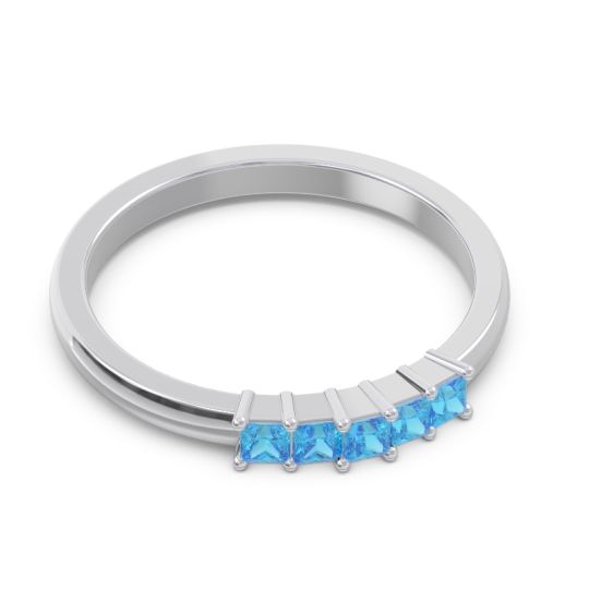 Pave Princess Cut Rajji Band