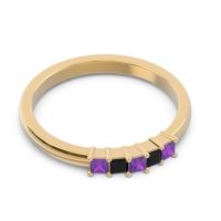 Pave Princess Cut Rajji Band