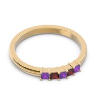 Pave Princess Cut Rajji Band