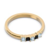 Pave Princess Cut Rajji Band