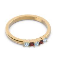Pave Princess Cut Rajji Band