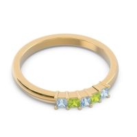 Pave Princess Cut Rajji Band