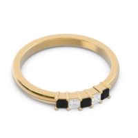 Pave Princess Cut Rajji Band