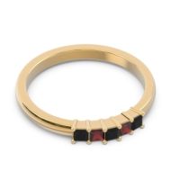 Pave Princess Cut Rajji Band