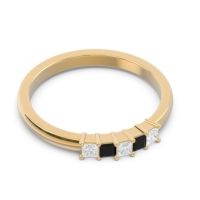 Pave Princess Cut Rajji Band