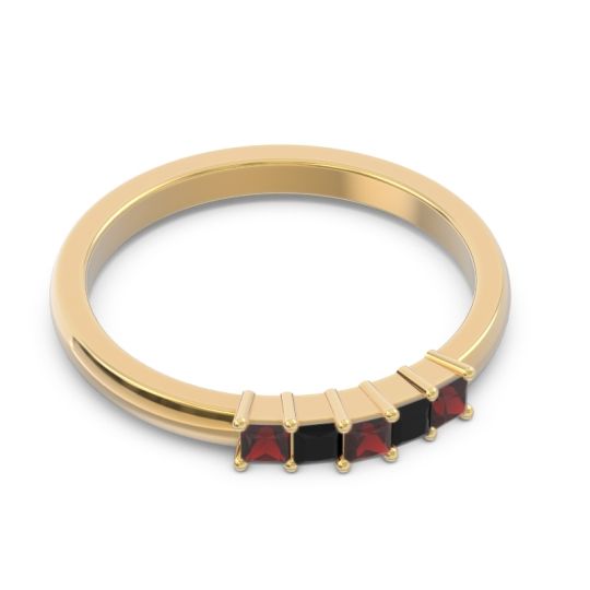 Pave Princess Cut Rajji Band