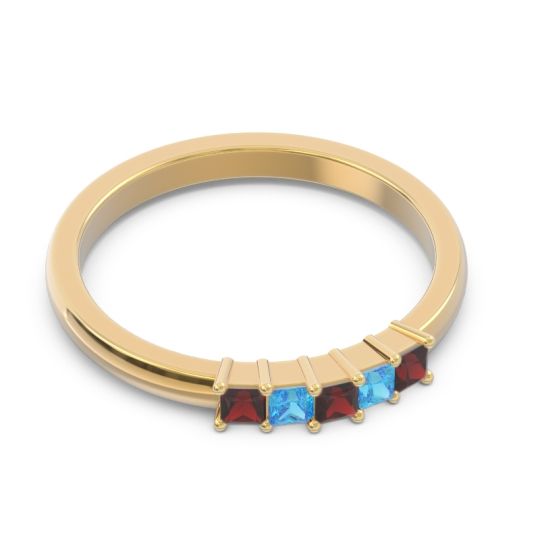 Pave Princess Cut Rajji Band