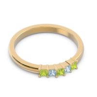 Pave Princess Cut Rajji Band