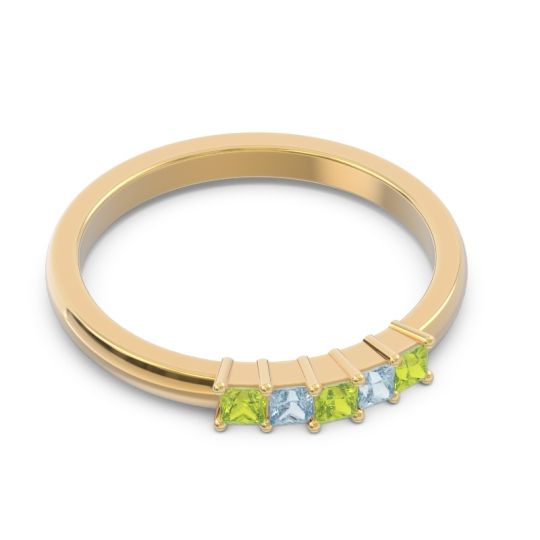 Pave Princess Cut Rajji Band