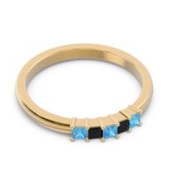 Pave Princess Cut Rajji Band