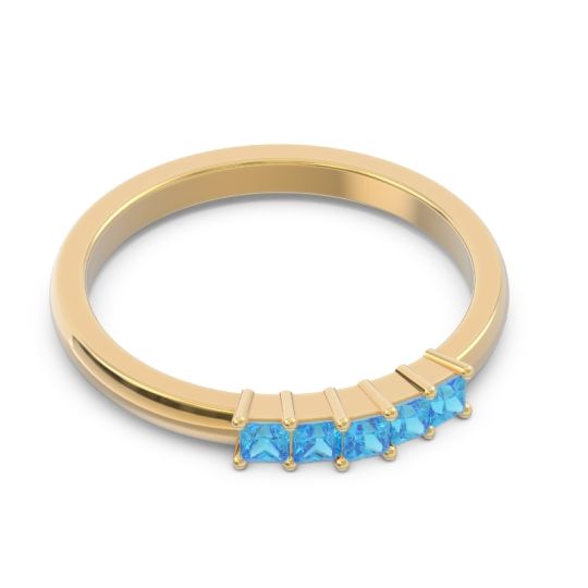 Pave Princess Cut Rajji Band