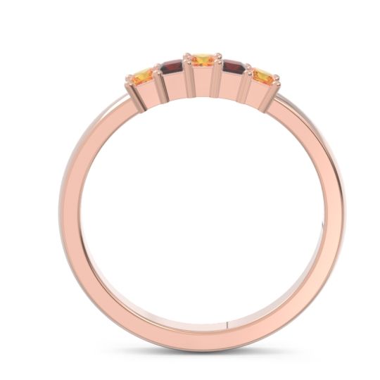 Pave Princess Cut Rajji Band