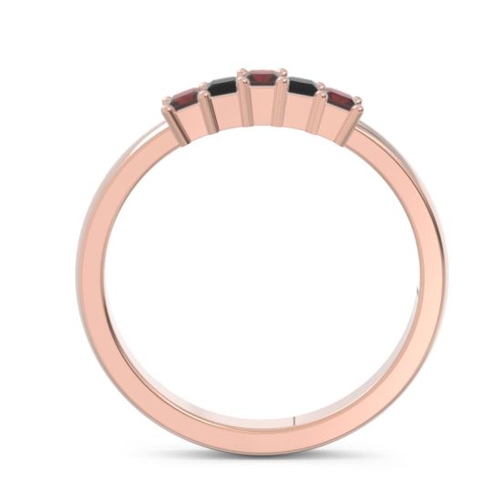 Pave Princess Cut Rajji Band