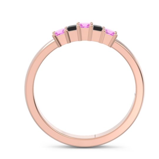Pave Princess Cut Rajji Band