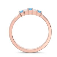 Pave Princess Cut Rajji Band