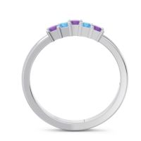 Pave Princess Cut Rajji Band