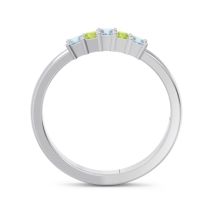 Pave Princess Cut Rajji Band