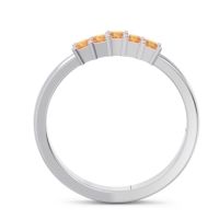 Pave Princess Cut Rajji Band