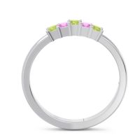 Pave Princess Cut Rajji Band
