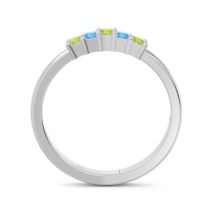 Pave Princess Cut Rajji Band