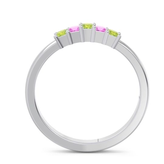 Pave Princess Cut Rajji Band