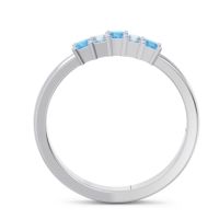 Pave Princess Cut Rajji Band