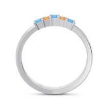 Pave Princess Cut Rajji Band