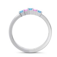Pave Princess Cut Rajji Band