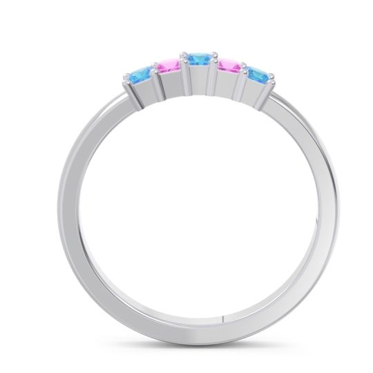 Pave Princess Cut Rajji Band