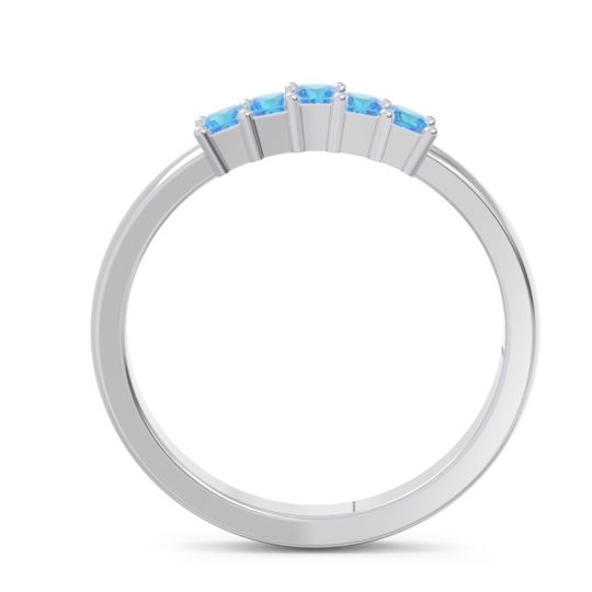 Pave Princess Cut Rajji Band