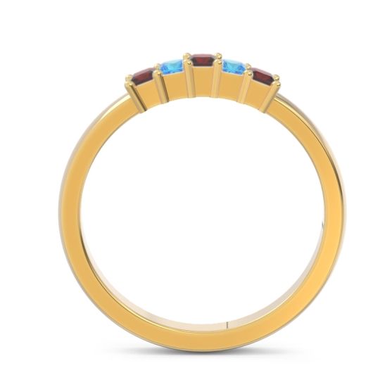 Pave Princess Cut Rajji Band