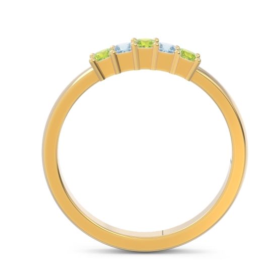 Pave Princess Cut Rajji Band
