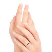 Pave Princess Cut Rajji Band