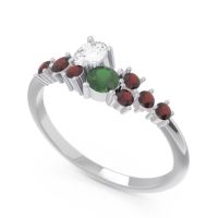 Pave Akasha Ring