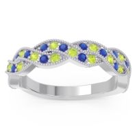 Half Eternity Milgrain Pave Tantvaya Band