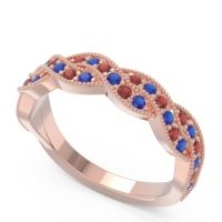 Half Eternity Milgrain Pave Tantvaya Band