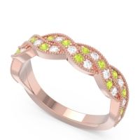 Half Eternity Milgrain Pave Tantvaya Band