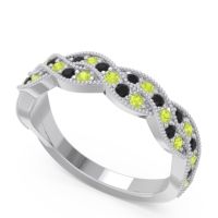 Half Eternity Milgrain Pave Tantvaya Band