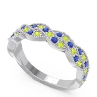 Half Eternity Milgrain Pave Tantvaya Band