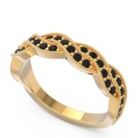 Half Eternity Milgrain Pave Tantvaya Band
