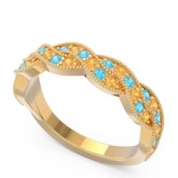 Half Eternity Milgrain Pave Tantvaya Band