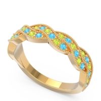 Half Eternity Milgrain Pave Tantvaya Band
