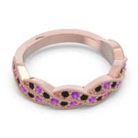 Half Eternity Milgrain Pave Tantvaya Band