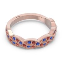 Half Eternity Milgrain Pave Tantvaya Band
