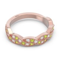 Half Eternity Milgrain Pave Tantvaya Band