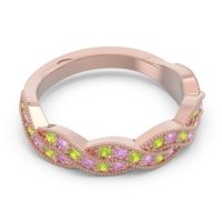 Half Eternity Milgrain Pave Tantvaya Band