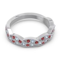 Half Eternity Milgrain Pave Tantvaya Band