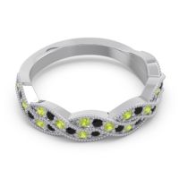 Half Eternity Milgrain Pave Tantvaya Band