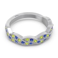 Half Eternity Milgrain Pave Tantvaya Band